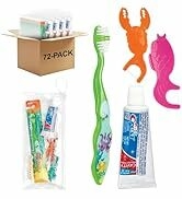 SmileGoods Child FlosSeas Dental Care Kit with FlosSeas Toothbrush, Toothpaste & FlosSeas Flosser...