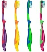 Personalized SmileGoods Y264 Child Toothbrush, 26 Tuft, Soft Bristle, with Dolphin Grip, 144 Indi...
