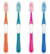 Personalized SmileGoods A392 Toothbrush, 39 Tuft, Soft Bristle, 144 Individually Packaged Premium...