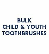 Bulk child and youth toothbrushes