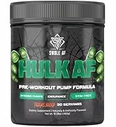 Swole AF | Hulk AF | Pre-Workout Pump Formula | Non Stimulant Improves Circulation Endurance | Di...