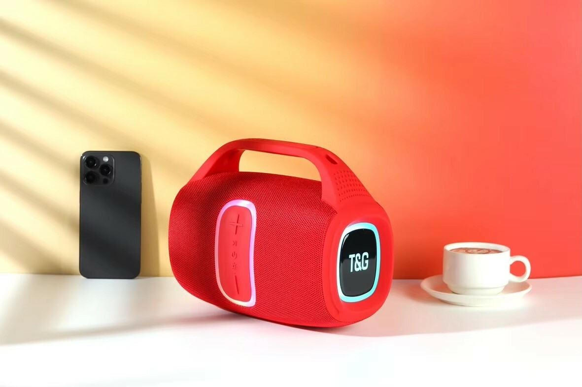 New Design TG674 Custom BT Speaker With Fm Radio Wireless Speakers Strong Bass Portable Party Stereo Outdoor Subwoofer