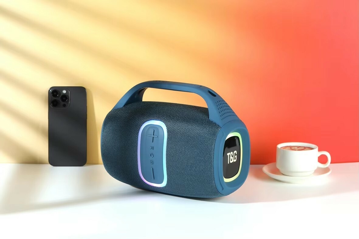New Design TG674 Custom BT Speaker With Fm Radio Wireless Speakers Strong Bass Portable Party Stereo Outdoor Subwoofer