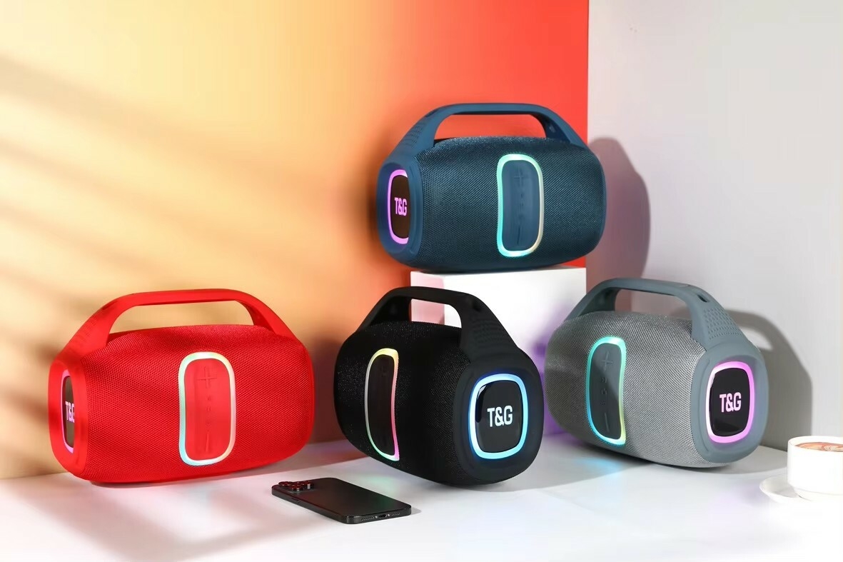 New Design TG674 Custom BT Speaker With Fm Radio Wireless Speakers Strong Bass Portable Party Stereo Outdoor Subwoofer