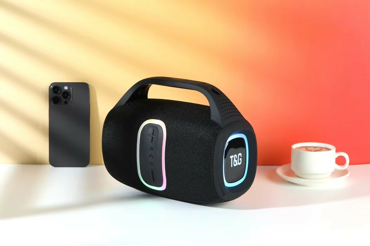 New Design TG674 Custom BT Speaker With Fm Radio Wireless Speakers Strong Bass Portable Party Stereo Outdoor Subwoofer