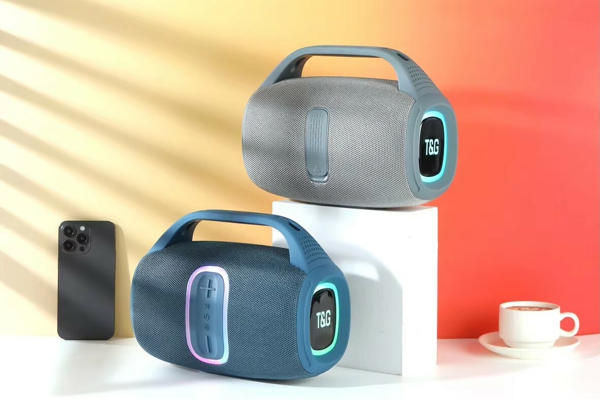 New Design TG674 Custom BT Speaker With Fm Radio Wireless Speakers Strong Bass Portable Party Stereo Outdoor Subwoofer