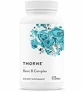 THORNE Basic B-Complex - Tissue-Ready Vitamin B Complex Supplement with Choline - Supports Cellul...