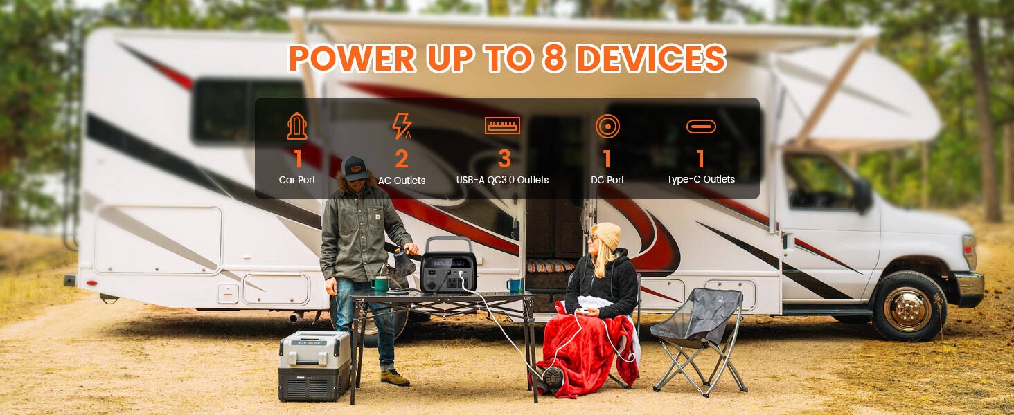 camping battery power station