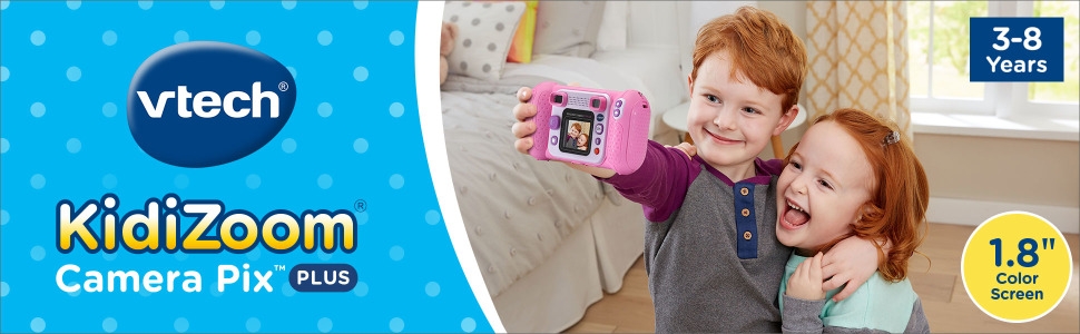 vtech; KidiZoom Camera Pix Plus; ; Pink; 3-8 years; 1.8
