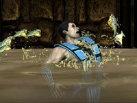 Death by fish in Mortal Kombat for PS Vita