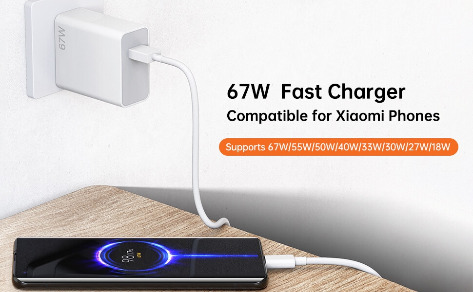 compatible for xiaomi 67w charger