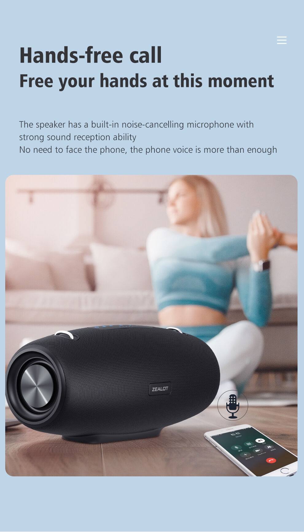 Zealot S67 OEM Stereo Bluetooth Speaker Audio Custom Speakers Bluetooth Wireless Outdoor Speaker for Pc Party Battery Plastic 2