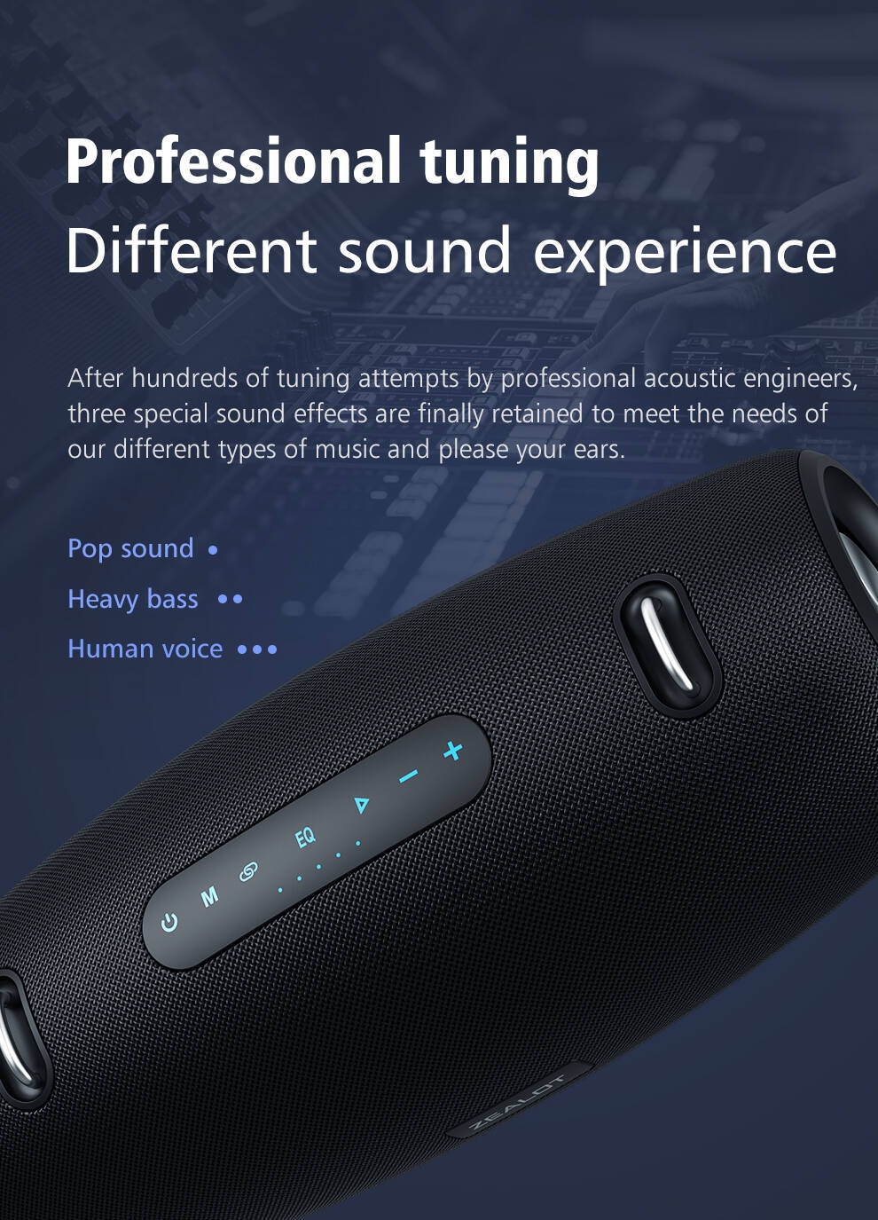 Zealot S67 OEM Stereo Bluetooth Speaker Audio Custom Speakers Bluetooth Wireless Outdoor Speaker for Pc Party Battery Plastic 2