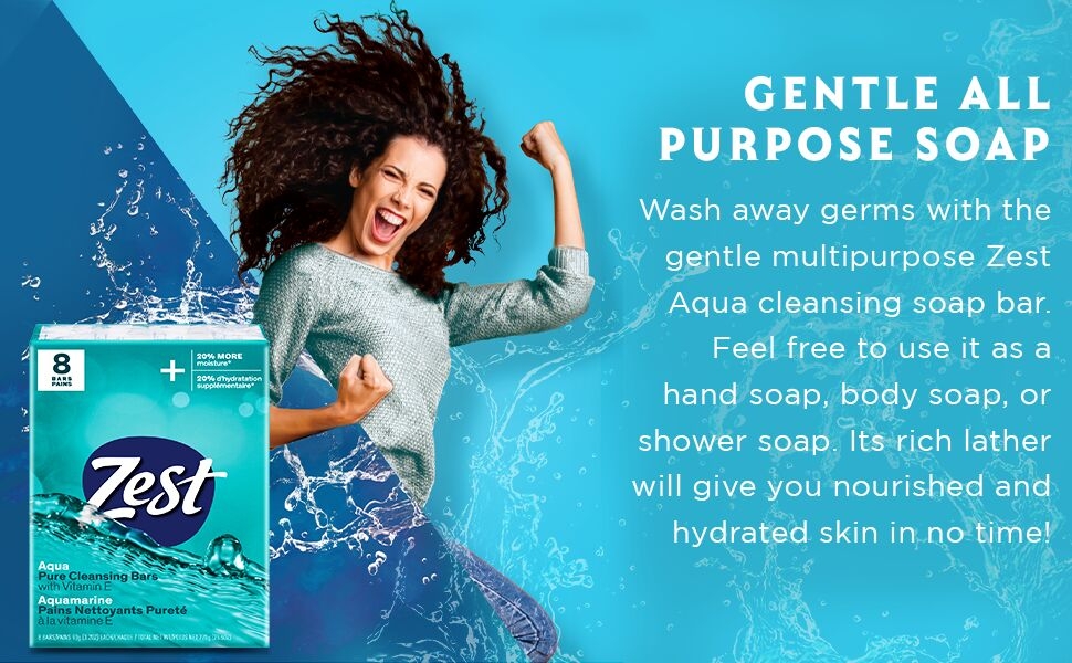 Zest Invigorating Aqua Bar Soap