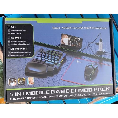 Sini Mobile Game Combo Pack, designed to bring PC-style gaming controls to mobile devices