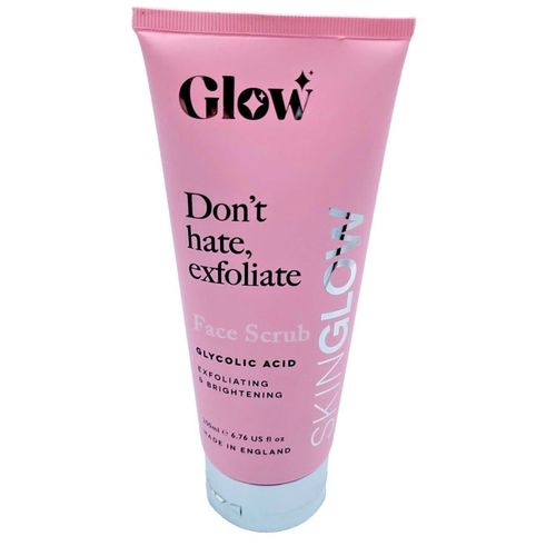 SkinGlow Don't Hate Exfoliate Face Scrub With Glycolic Acid For Brightening and Exfoliate 200ml