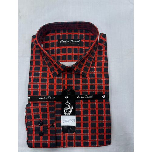 Corporate And Lovely Designs Men Pattern Long Sleeve Shirts