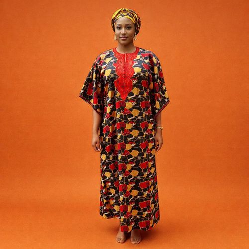 Daisy Ankara Long Dress