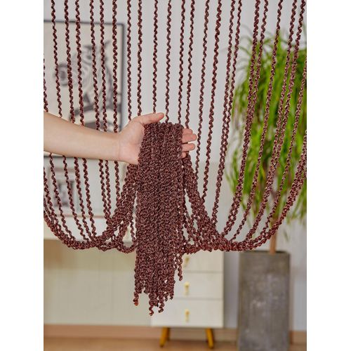 3yards Dinning String curtains -Brown