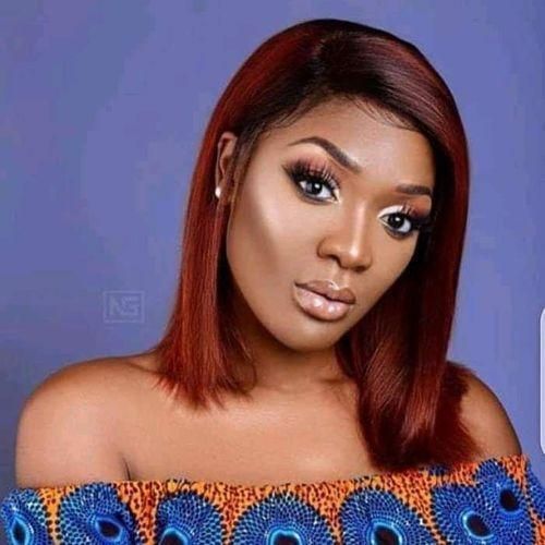 Double D Chocolate Color With Middle Part Closure Wig