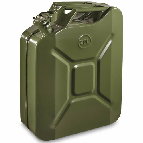 20L Green Metal Jerry Can Fuel Petrol Diesels Oil Containers