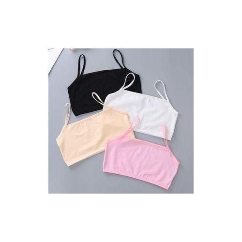 Bra top for girls 3 pieces pink white