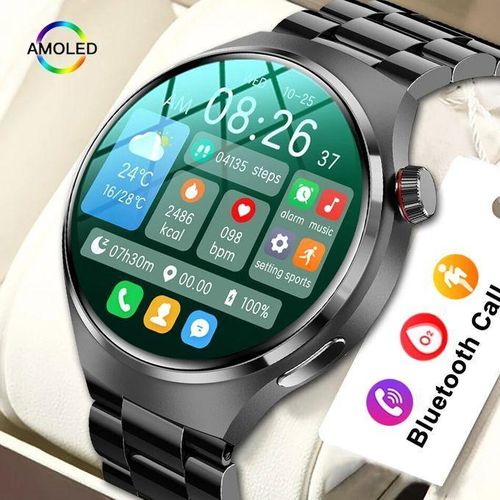 AMOLED Smart Watch HD Screen GPS NFC Heart Rate Blood Glucose Monitor