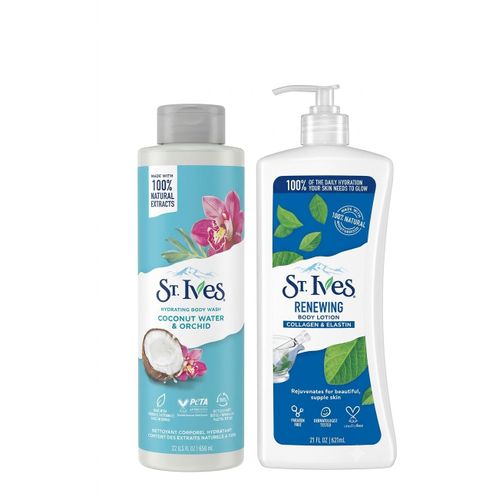 ST Ives Body Lotion and body wash