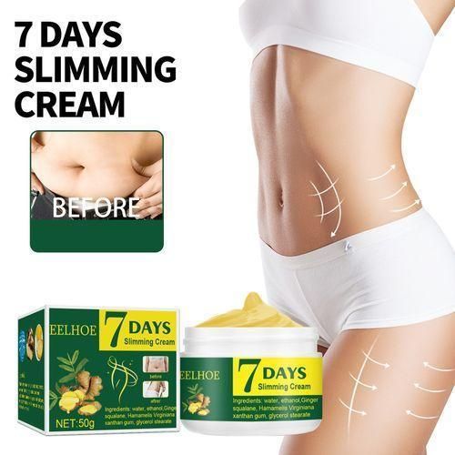 7Days Ginger Weight Loss Belly Fat Burner Body Slimming Cream, Ginger Fat Burning Cream Mask, Skin Tightening cream Belly Firming Cream, Arm Leg Belly Fat Burning Cream, skin Firming Massage cream Cellulite Cream for Thighs, Belly and Buttock