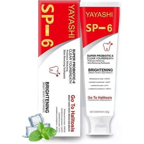 YAYASHI SP-6 Probiotic Whiten Toothpaste Probiotic - Effectively Removes Dirt Stain Keep Fresh