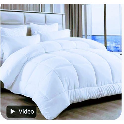 White Duvet,Bedsheet With 4 Pillow Cases