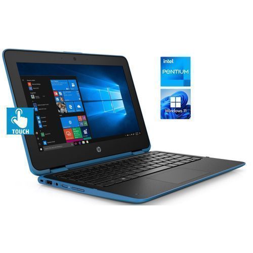 ProBook 11 X360- TOUCH- 8GB RAM256GB SSD-Intel PENTIUM QUAD CORE WIN11 Pro Mouse USB Light