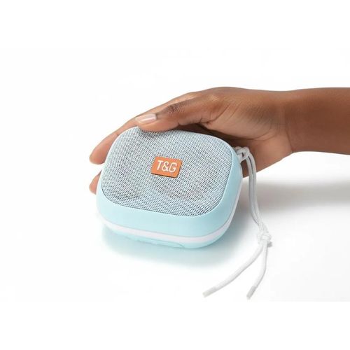 TG-394 Mini Bluetooth Waterproof Speakers with FM Radio Support TF Portable Woofer Bass Speakers GREEN IPX7 5W