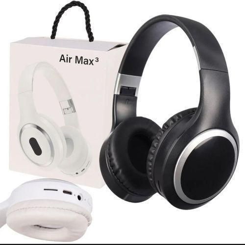 AIR MAX 3 Wireless Over-Ear Noise Cancellation Headphones with Bluetooth 5.3, TF Card Slot, Built-in Mic, USB-C Charging, Comfortable Cushioned Ear Cups, Gaming Headphone - Compatible with Smartphones & Computers, - Modern Headset ( Black)