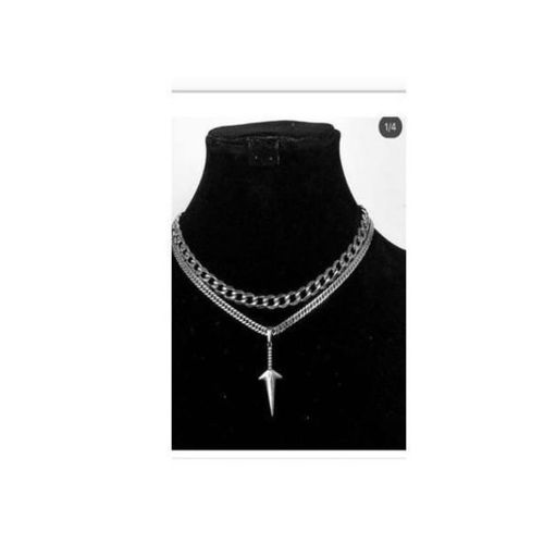 Pendant With Cuban Link Chain