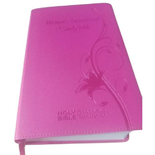 Women’s Devotional & Study Bible-Good News Translation, Pink Leather