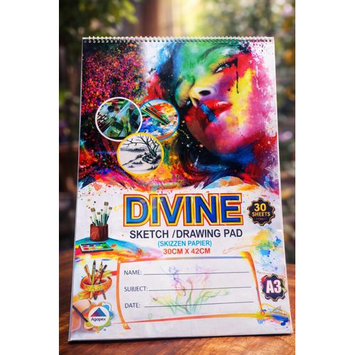 A3 Premium Sketch & Drawing Pad – 30 Sheets