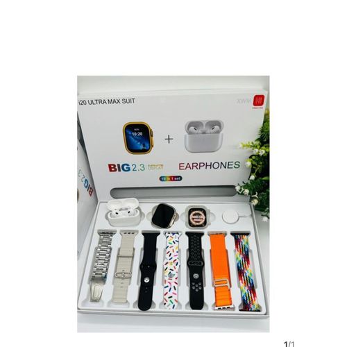 I20 Ultra max smartwatch Bluetooth calls wireless charging support fitness 10 in 1