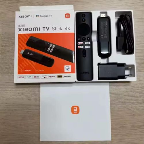 Original MI Google TV Stick 4K 2nd Gen BT5.2 Dolby Vision HDR10+ Wi-Fi 6 TV Dongle Portable Stream Media MI TV Xiaomi’s MI Android Tv Stick Box