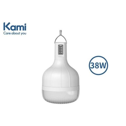 Kami Rechargeable Light Bulb,LED Emergency Energy-Saving Lamp,4000mAh,38W,Hook Bulb,Market Stall Light,Church Bulb