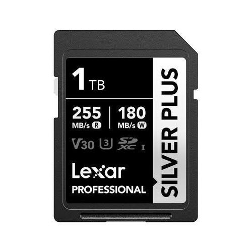 LEXAR 1TB SILVER PRO SDXC UHS- II CARDS UPTO 205MB/S READ 150MBS WRITE C10 V30