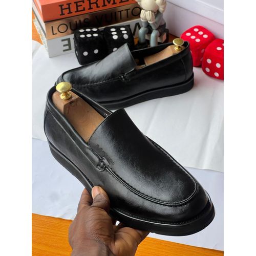 Marco Oglo Gentleman Black Premium Slip-On Shoes For Men With Choice