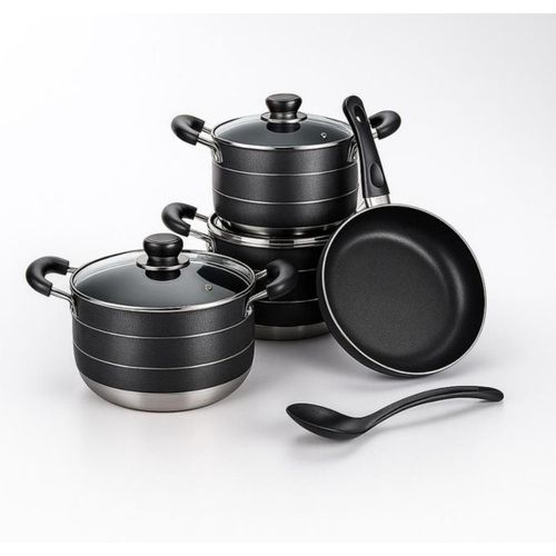 Non Stick Cooking Pot Set 20/22/24 cm plus 24 cm fry pan