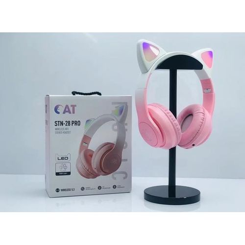 Cat Ear Wireless Bluetooth 5.0 Stereo Foldable Headset