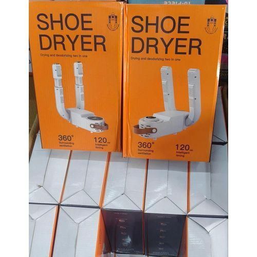 Portable Electric Shoe Dryer & Boot Warmer – 360° Hot Air Shoe Deodorizer, Moisture Remover & Sterilizer For Shoes, Boots & Sneakers