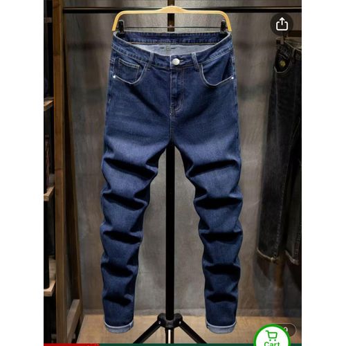 Classic Slim-Fit Denim Jeans For Men