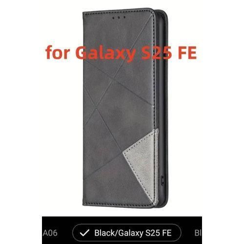 Galaxy S25 FE wallet leather phone case