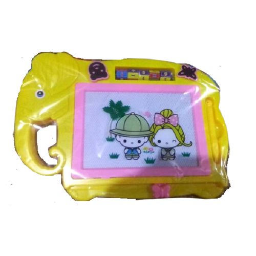 Magic Elephant Writing And Drawing Board For Children Yellow and Pink
