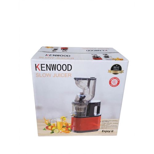 Slow Juicer 1000W Cold Press Slow Juicer - Red/Black - 1000ML