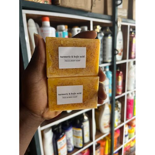 Organic Herbal Soap with Turmeric, Lemon & Kojic Acid 1PC